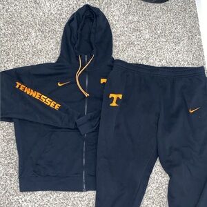 2XL Nike Navy and Orange Tracksuit
